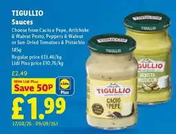 Lidl TIGULLIO Sauces offer