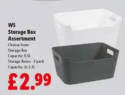 Lidl W5 Storage Box Assortment offer