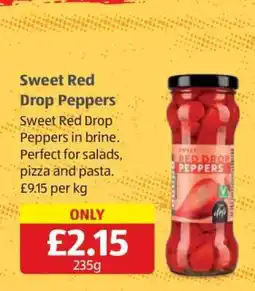 Aldi Sweet Red Drop Peppers offer