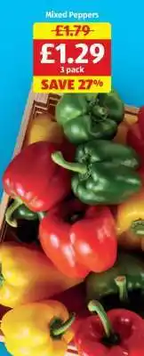 Aldi Mixed Peppers offer