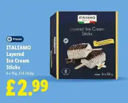 Lidl ITALIAMO Layered Ice Cream Sticks offer