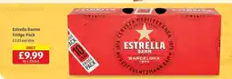 Aldi Estrella Damm Fridge Pack offer