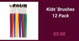 Hobbycraft Kids' Brushes offer