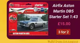 Hobbycraft Airfix aston martin db5 starter set offer