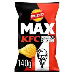 Iceland Walkers MAX KFC Original Chicken Sharing Crisps 140g offer