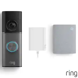 Costco Ring Plug-In Video Doorbell Pro (3rd Gen) Satin Nickel + Chime (3rd Gen) offer