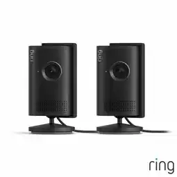 Costco Ring Plug-In Indoor Camera Plus Black - 2 Pack offer