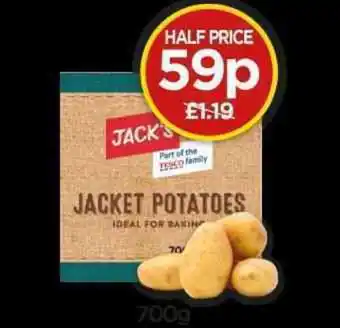 Budgens Jack's Jacket Potatoes 700g offer