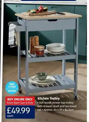 Aldi Kitchen Trolley offer