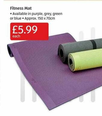 Aldi Fitness Mat offer