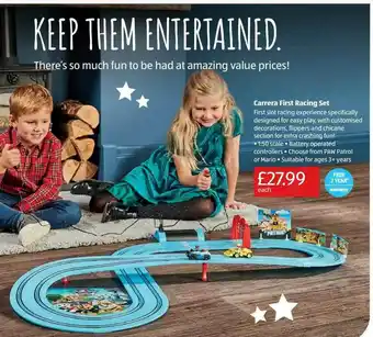 Aldi Carrera First Racing Set offer