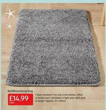Aldi Multifunctional Rug offer