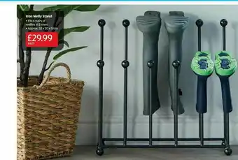 Aldi Iron Welly Stand offer