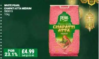 Bestway White Pearl Chapati Atta Medium offer