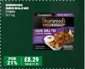Bestway Sherwoods Onion Bhaji Mix offer