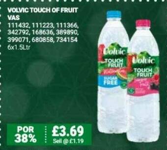 Bestway Volvic Touch Of Fruit Vas offer