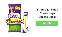 Morrisons Strings & Things cheestrings cheese snack offer