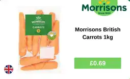 Morrisons Morrisons British Carrots offer