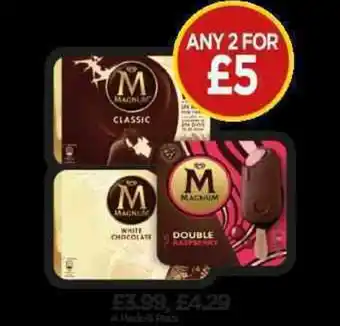 Budgens Magnum Ice Cream offer