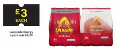 SuperValu Lucozade Energy 6 pack offer