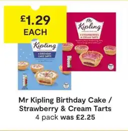 SuperValu Mr Kipling Birthday Cake / Strawberry & Cream Tarts offer