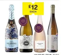 SuperValu Vilarnau Cava Brut Reserva, Pulpo Albariño, Screaming Devil, AM Vinho Verde offer