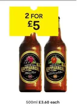 SuperValu Kopparberg Premium Cider offer