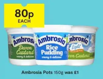 Ambrosia pots