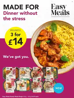SuperValu Easy Meals Ready Meals offer