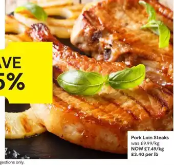 Pork Loin Steaks