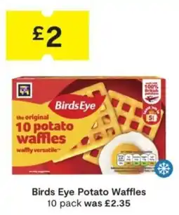 SuperValu Birds Eye potato waffles offer