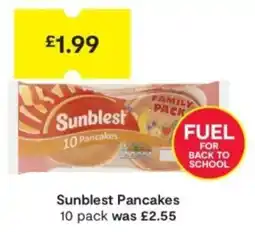 SuperValu Sunblest pancakes offer