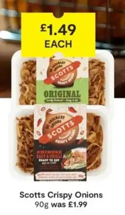 SuperValu Scotts crispy onions offer