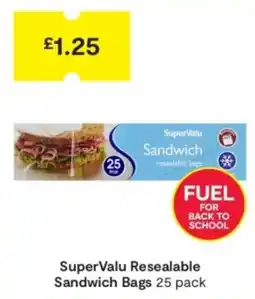 SuperValu SuperValu resealable sandwich bags offer