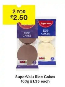 SuperValu SuperValu rice cakes offer
