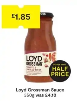 SuperValu Loyd Grossman sauce offer