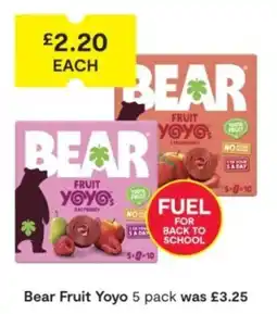 SuperValu Bear fruit yoyo offer