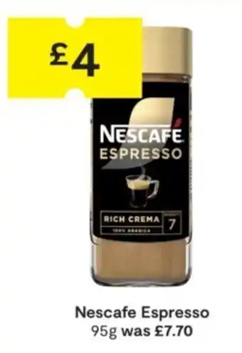 Nescafe espresso