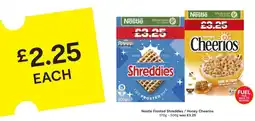 SuperValu Nestle frosted shreddies / honey cheerios offer