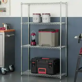Costco TRINITY 36" (91cm) EcoStorage™ 4-Tier Chrome Storage Unit offer