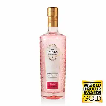 Costco The Lakes Rhubarb and Rosehip Gin Liqueur, 70cl offer