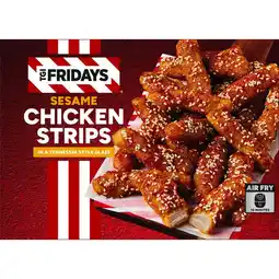 Iceland TGI Fridays Sesame Chicken Strips in a Tennessee Style Glaze 480g offer