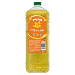 Iceland Pura Vegetable Oil 100% Rapeseed Oil 3L offer
