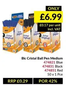 Musgrave MarketPlace Bic Cristal Ball Pen Medium offer