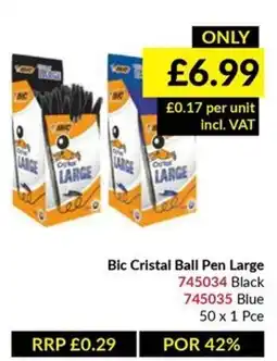 Musgrave MarketPlace Bic Cristal Ball Pen Large offer