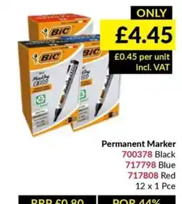 Musgrave MarketPlace Bic permanent marker offer