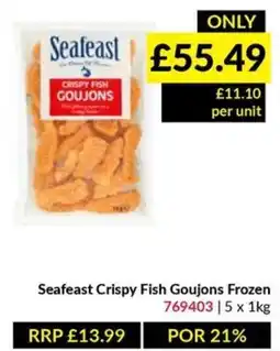 Musgrave MarketPlace Seafeast crispy fish goujons offer