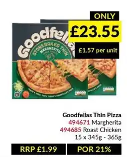 Musgrave MarketPlace Goodfellas thin pizza offer