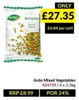Musgrave MarketPlace Ardo mixed vegetables offer