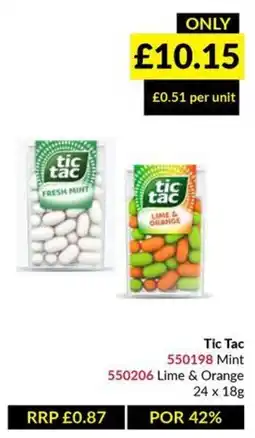 Musgrave MarketPlace Tic Tac offer